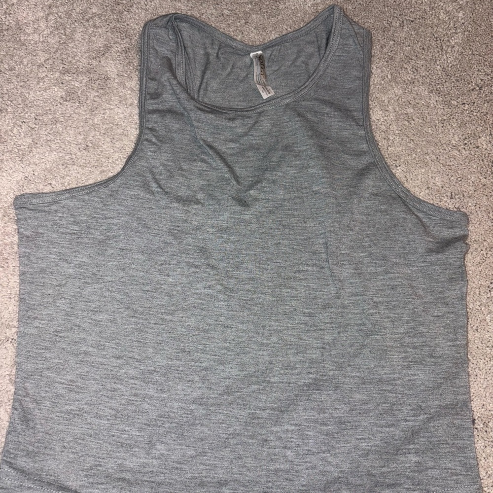 Sofra Gray Racerback Tank
